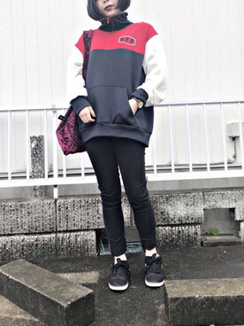「オルチャンファッション」｜「アイテム（その他）」を使った、nさん（レディース・160cm）の秋コーディネート
