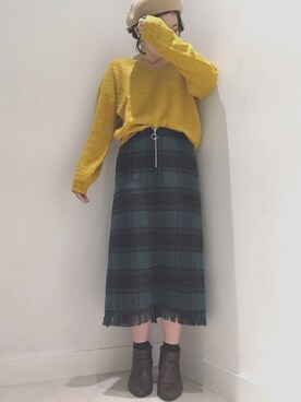 nさん（レディース・160cm）の冬コーディネート