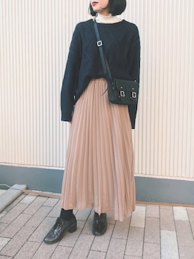 nさん（レディース・160cm）の冬コーディネート