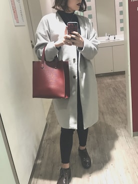 nさん（レディース・160cm）の冬コーディネート