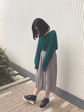 nさん（レディース・160cm）の冬コーディネート