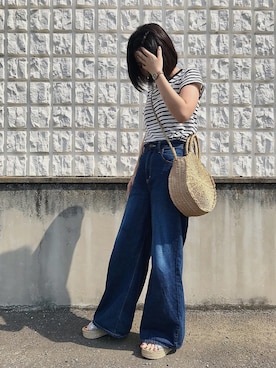 nさん（レディース・160cm）の夏コーディネート