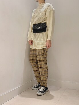 nさん（レディース・160cm）の冬コーディネート