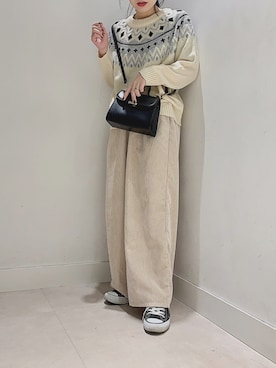 nさん（レディース・160cm）の冬コーディネート