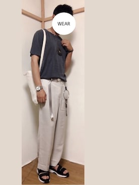 ぴーひでさん（メンズ・177cm）の夏コーディネート