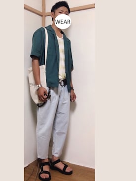 ぴーひでさん(メンズ・177cm)の夏コーディネート