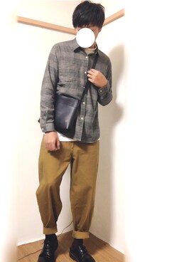 ぴーひでさん（メンズ・177cm）の秋コーディネート