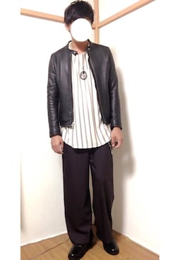 ぴーひでさん（メンズ・177cm）の秋コーディネート