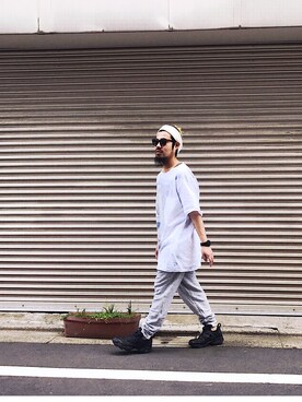 「NOWHAW（ノウハウ）のアイテム」を使った、kt.nhrさん（メンズ・165cm）の春コーディネート