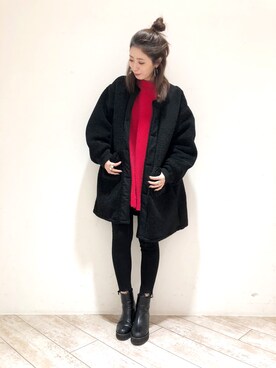 AYANA.さん（レディース・169cm）の冬コーディネート