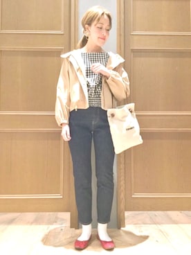 ひらりーさん（レディース・168cm）の春コーディネート