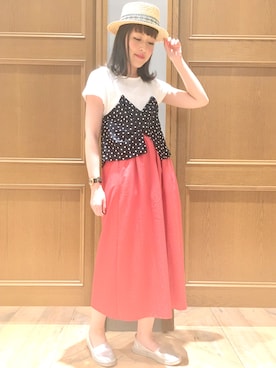 ひらりーさん（レディース・168cm）の春コーディネート