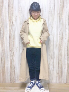 「SO（エスオー）のアイテム（ジャケット/アウター）」を使った、miru_pon.さん（レディース・163cm）の春コーディネート