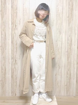 「SO（エスオー）のアイテム（ジャケット/アウター）」を使った、miru_pon.さん（レディース・163cm）の春コーディネート