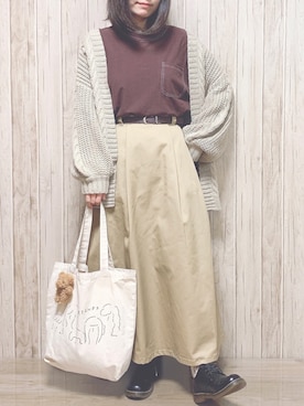 miru_pon.さん（レディース・163cm）の秋コーディネート