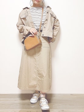 「Libby&Rose（リビーアンドローズ）のアイテム（ジャケット/アウター）」を使った、miru_pon.さん（レディース・163cm）の秋コーディネート