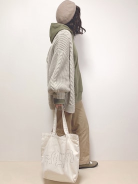 miru_pon.さん（レディース・163cm）の冬コーディネート