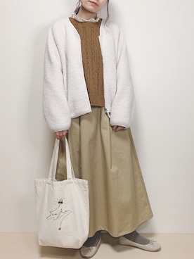 miru_pon.さん（レディース・163cm）の冬コーディネート