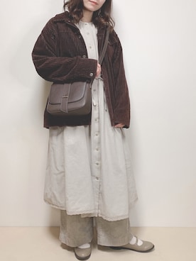 「カンフーシューズ」｜miru_pon.さん（レディース・163cm）の冬コーディネート