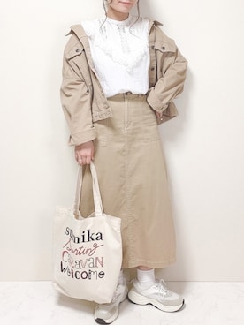 「Libby&Rose（リビーアンドローズ）のアイテム（ジャケット/アウター）」を使った、miru_pon.さん（レディース・163cm）の秋コーディネート