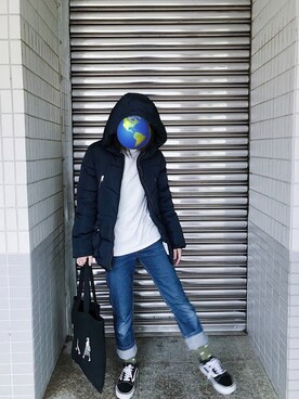 「ZARA KIDSのアイテム（モッズコート）」を使った、6水さん（レディース・148cm）の夏コーディネート