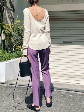 「Sergio rossi（セルジオロッシ）のアイテム」を使った、Seikoさん（レディース・163cm）の春コーディネート