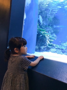 「水族館」｜「アイテム（その他）」を使った、mana☆さん（キッズ・100cm）の夏コーディネート