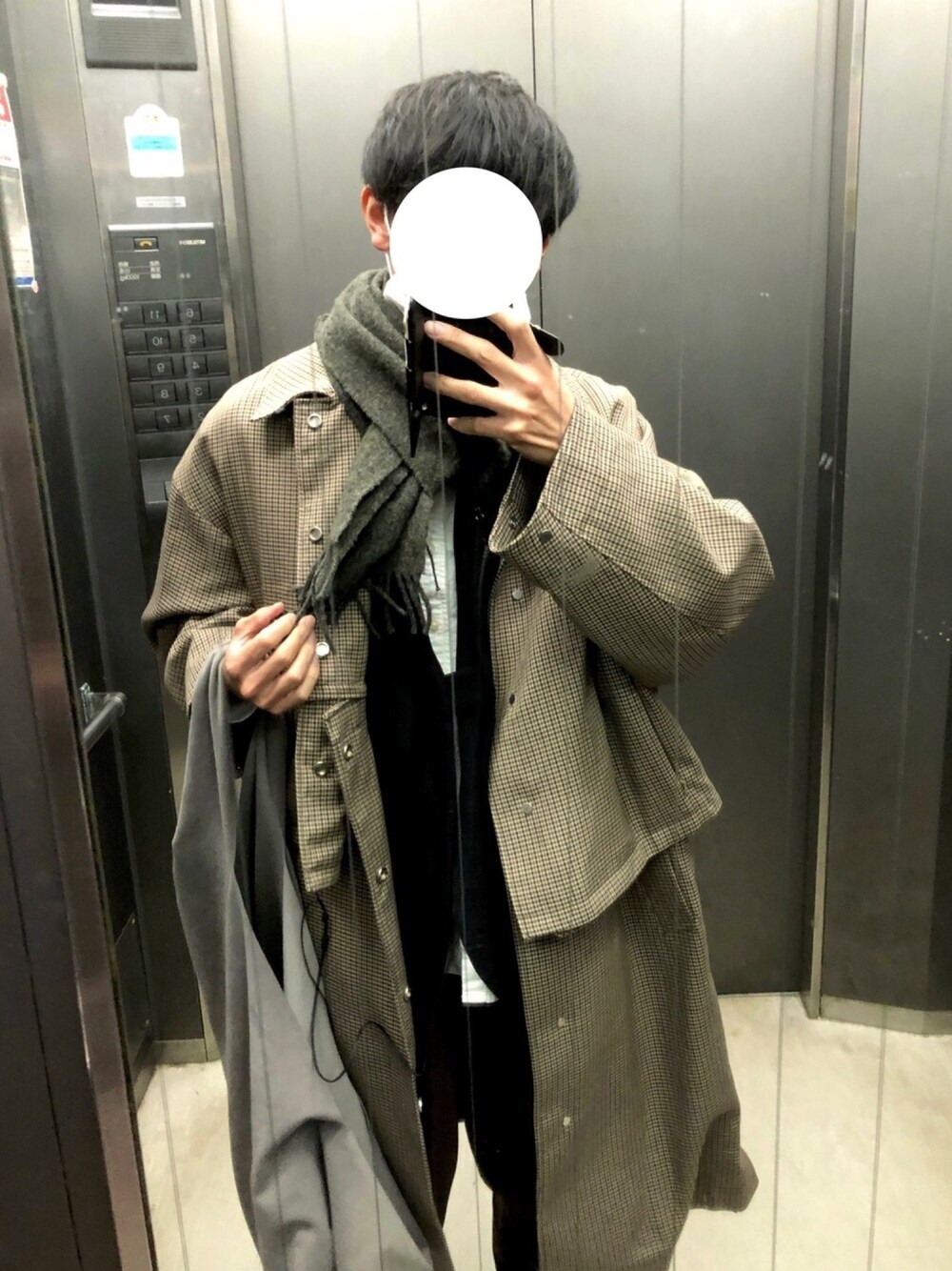 ジャケット・アウター LAPELLESS SHIRT JACKET WOOL SOFT SERGE LAPELLESS SHIRT JACKET WOOL SOFT SERGE - marka 「Area」