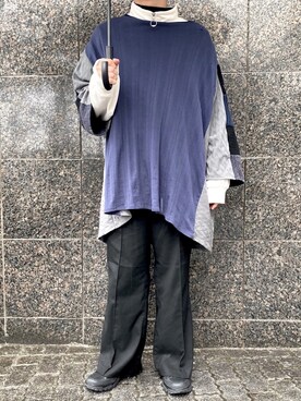 いっちぇいさん（メンズ・175cm）の冬コーディネート