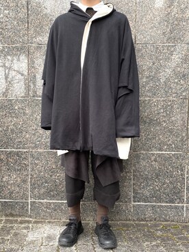 「NICK NEEDLES（ニックニードルズ）のアイテム」を使った、いっちぇいさん（メンズ・175cm）の冬コーディネート