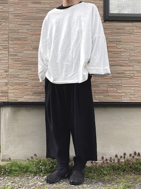 「PLEATS PLEASE（プリーツプリーズ）のアイテム」を使った、いっちぇいさん（メンズ・175cm）の春コーディネート