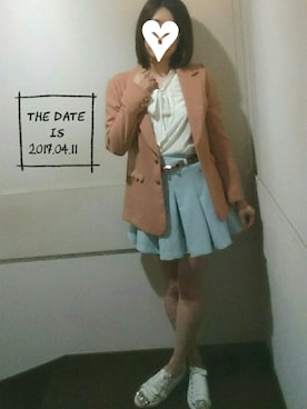 「LODISPOTTO（ロディスポット）のアイテム（ジャケット/アウター）」を使った、yuki*°さん（レディース・159cm）の春コーディネート