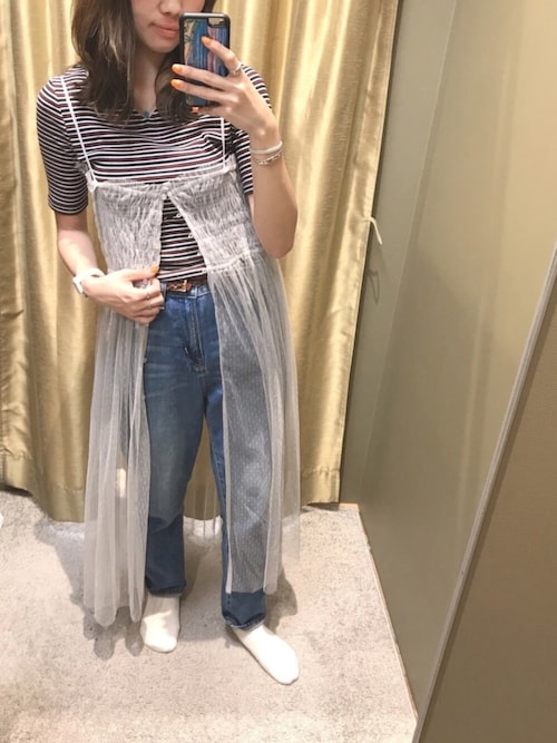 Atsumi Green Parks Earth Music Ecologyのワンピースを使ったコーディネート Wear