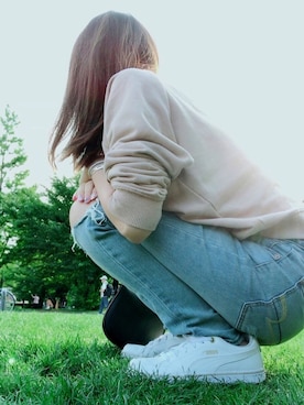 「American Eagle（アメリカンイーグル）のアイテム」を使った、atsumiさん（レディース・156cm）の夏コーディネート