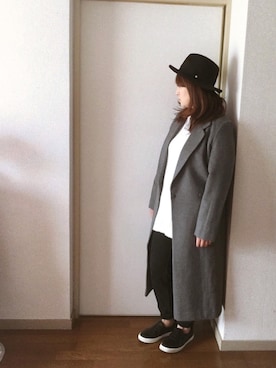 yuhinaさん（レディース・158cm）の冬コーディネート