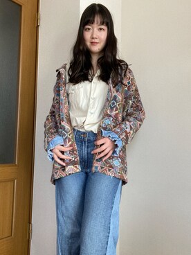 「テキスタイル」｜p-taanさん（レディース・161cm）の春コーディネート