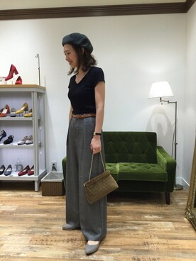 なんばマルイ店さん（レディース・156cm）の秋コーディネート