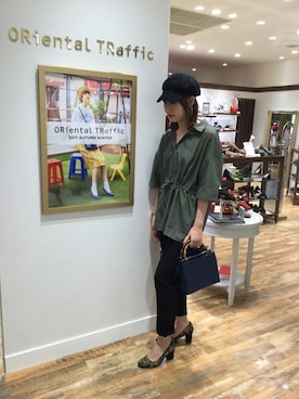 「パンプス 黒」｜なんばマルイ店さん（レディース・156cm）の秋コーディネート