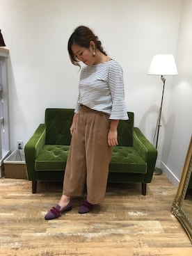 なんばマルイ店さん（レディース・156cm）の秋コーディネート