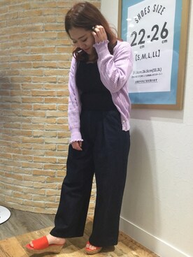 なんばマルイ店さん（レディース・156cm）の春コーディネート