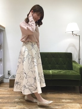 「桜」｜なんばマルイ店さん（レディース・152cm）の春コーディネート