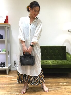 なんばマルイ店さん（レディース・156cm）の春コーディネート