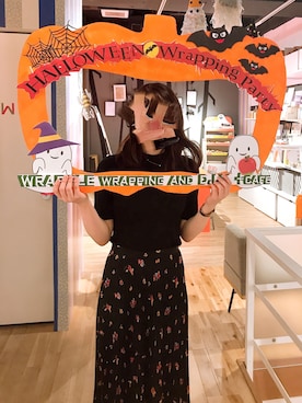 「ハロウィン」｜「アイテム（腕時計）」を使った、ふゆさん（レディース・156cm）の秋コーディネート