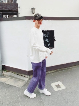 「Chaos（カオス）のアイテム（パンツ）」を使った、ムーンさん（メンズ・182cm）の秋コーディネート