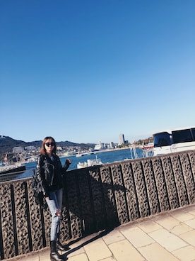 「GUIDI（グイディ）のアイテム」を使った、Jcatherineさん（レディース・162cm）の春コーディネート