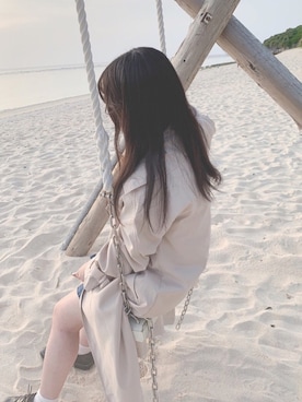 「Libby&Rose（リビーアンドローズ）のアイテム（ジャケット/アウター）」を使った、りんごさん（レディース・152cm）の冬コーディネート