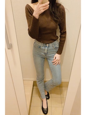 「fd style（エフディ スタイル）のアイテム」を使った、miriさん（レディース・158cm）の冬コーディネート