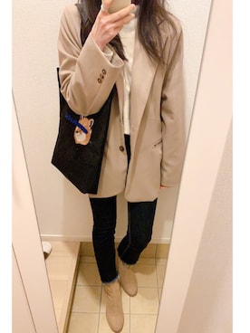 「fd style（エフディ スタイル）のアイテム」を使った、miriさん（レディース・158cm）の春コーディネート