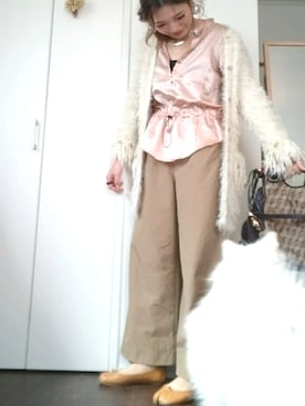 「Laula（ラウラ）のアイテム」を使った、shiiiiiさん（レディース・162cm）の春コーディネート