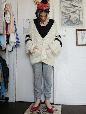 「fev（フェブ）のアイテム」を使った、shiiiiiさん（レディース・162cm）の冬コーディネート